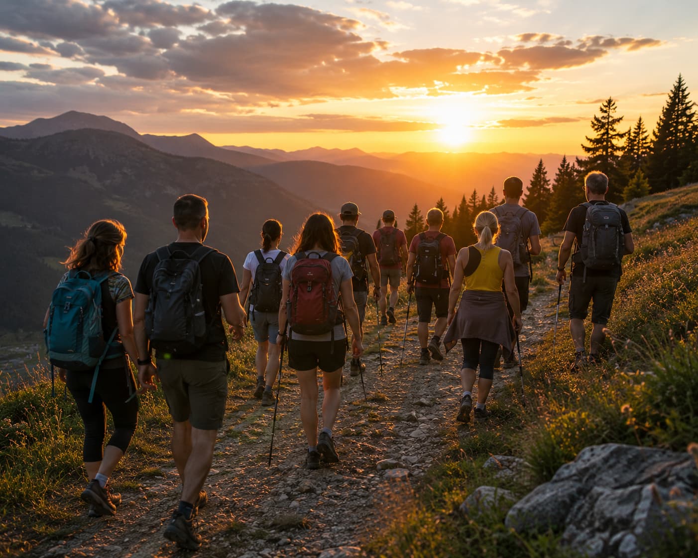 Sonnenuntergangswanderung