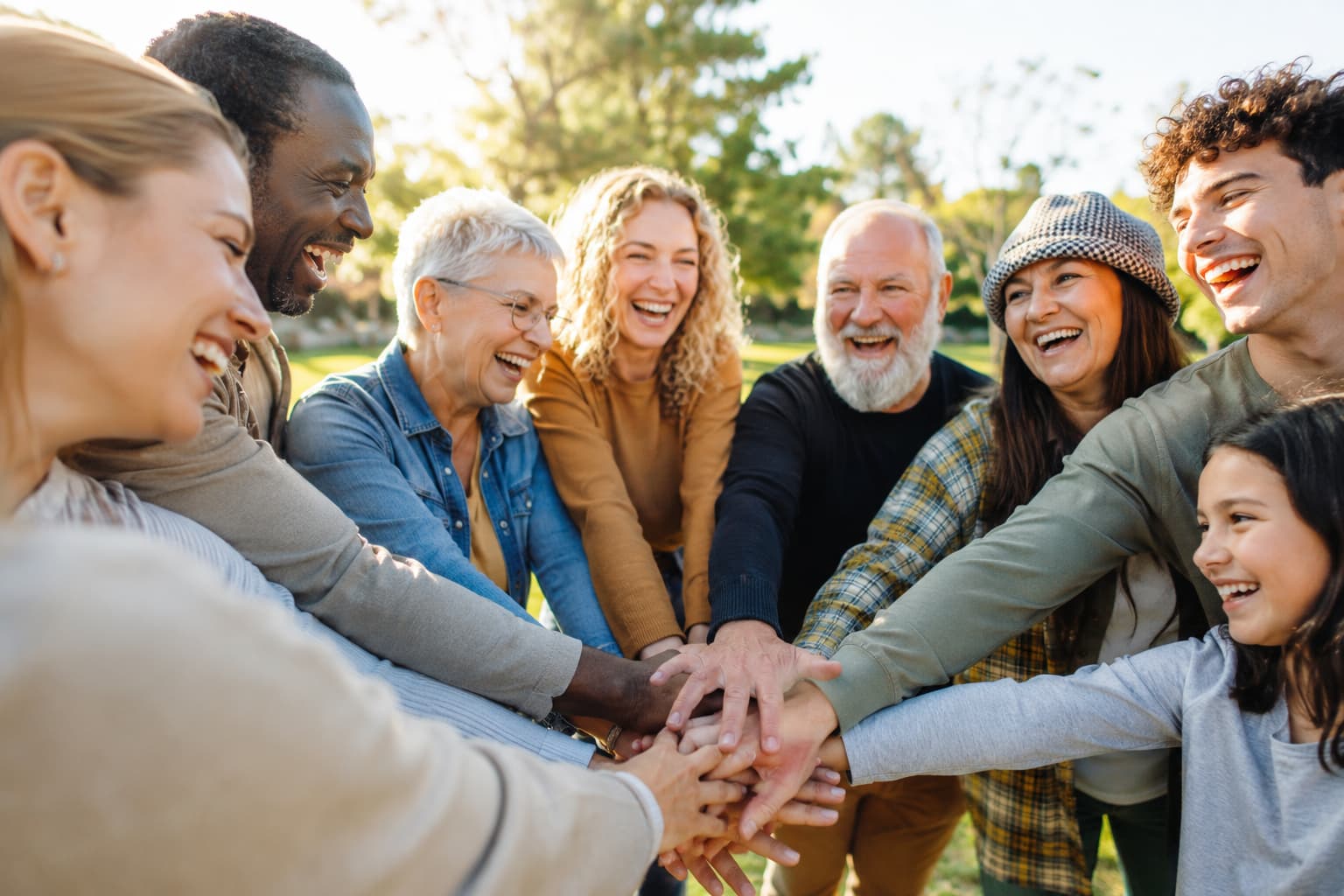 Menschen erleben gemeinsam einen besonderen Moment bei TogetherOne